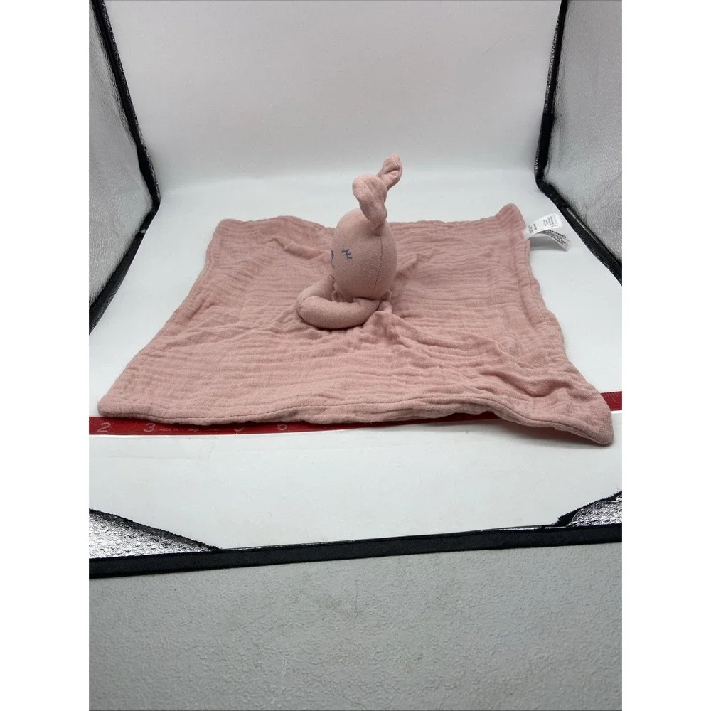 Carters Child of Mine Pink Bunny Muslin Lovey Security Blanket 12x12 SAR549255